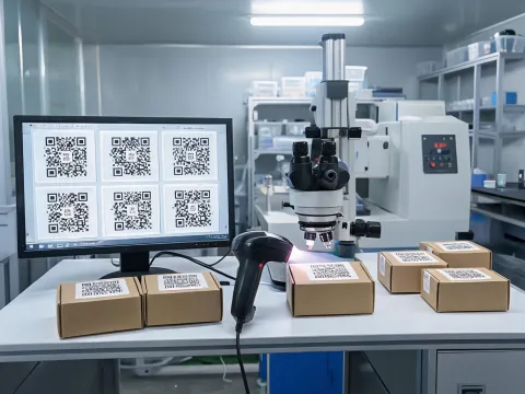 Industrial code inspection station